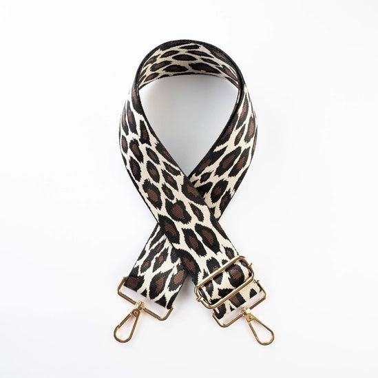 Taschengurt Leopard Strap Beige