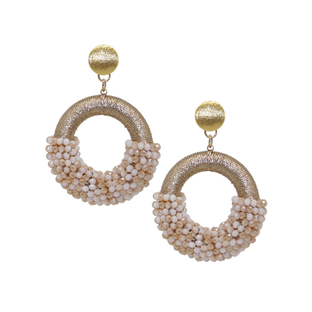 Samira beige Ohrring