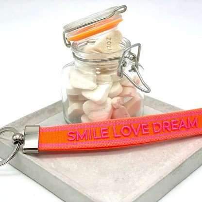 Schlüsselanhänger Smile Love Dream